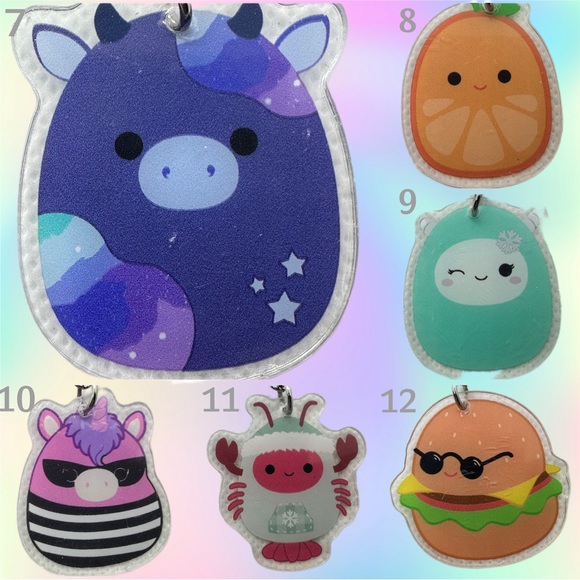 Squishmallow KBK Keychains - Picture 2 of 8